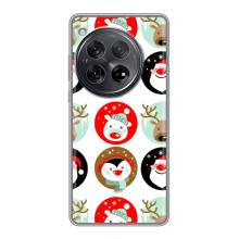 Силиконовый бампер на рождество для Xiaomi Redmi K80 Pro (Рождественский принт)