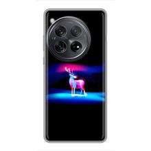 Силіконовий бампер з картинкою звірів для Xiaomi Redmi K80 Pro (Яскравий олень)