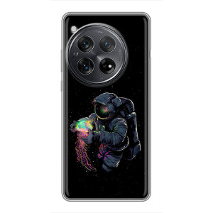 Силиконовый Чехол с принтом "Космонавты" на Xiaomi Redmi K80 Pro – В руках земля