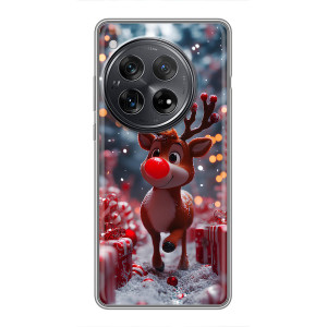Яркий чехол для Xiaomi Redmi K80 Pro с Зимними Оленятами