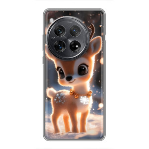 Яркий чехол для Xiaomi Redmi K80 Pro с Зимними Оленятами