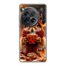 Друкований чохол 'Звірята з кавою' для Xiaomi Redmi K80 Pro (Білка з кавою)