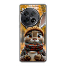 Друкований чохол 'Звірята з кавою' для Xiaomi Redmi K80 Pro (Зайчик з кавою)