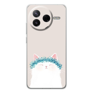 Чохол на тематику: Коти для Xiaomi Redmi K80 Ultra – Білий котик