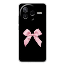 Чехол банты для Xiaomi Redmi K80 Ultra – Бант на черном