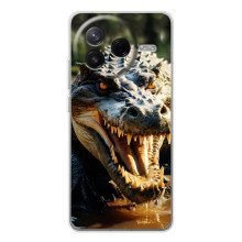 Чехол с картинкой «Хищники» для Xiaomi Redmi K80 Ultra – Крокодил