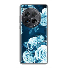 Чехлы (ART) Цветы на Xiaomi Redmi K80 (VPrint) – Голубые Бутоны