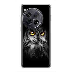 Чехлы с принтом СОВЫ для Xiaomi Redmi K80 – Сова на чёрном