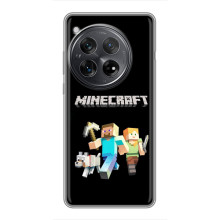 Чехол Майнкрафт на Xiaomi Redmi K80 (AlphaPrint) Minecraft – герои Minecraft