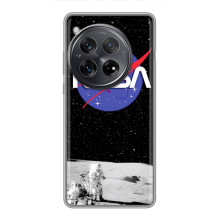 Силиконовый бампер с принтом "Наса" на Xiaomi Redmi K80 – Nasa на луне