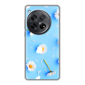 Чехол с Цветами для Xiaomi Redmi K80 – ромашки на голубом