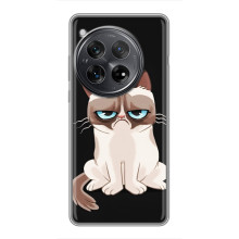 Чохол з принтом для Xiaomi Redmi K80 (AlphaPrint) Модні коти – Сумний кіт