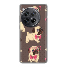 Чехол (ТПУ) Милые собачки для Xiaomi Redmi K80 (Собачки Мопсики)