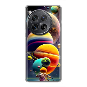 Чохол (ТПУ) з планетами на Xiaomi Redmi K80 – Сонячна система