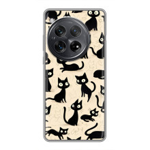 Чехол с рисунком кот на Xiaomi Redmi K80 – Черные коты