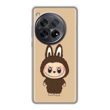 Чехол с Лабубу на Xiaomi Redmi K80 (Коричневый Лабубу)