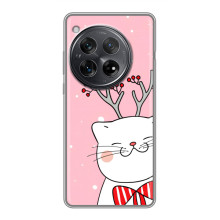 Новогодние Чехлы для <td>Xайоми Редми К80 </td> (VPrint) (Зимний кот)