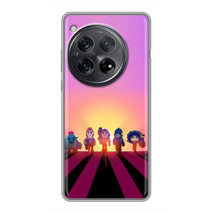 Силіконовый Чохол на Xiaomi Redmi K80 з картинкою Brawl Stars (Персонажі на заході сонця)