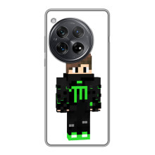 Чохли для Xiaomi Redmi K80 (Персонажі МайнКрафт) (Зелений хлопчик)