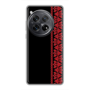 Силиконовый Чехол на Xiaomi Redmi K80 (Красная Вышиванка)
