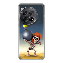 Чехол з героями Клеш Рояль для Xiaomi Redmi K80 (Скелет с бомбой)