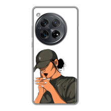 Силіконовый Чохол на Xiaomi Redmi K80 з картинкой Модных девушек (У зеленому)