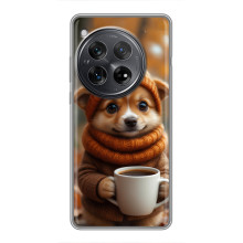 Друкований чохол 'Звірята з кавою' для Xiaomi Redmi K80 (Песик з кавою)