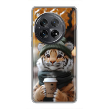 Друкований чохол 'Звірята з кавою' для Xiaomi Redmi K80 (Тигр з кавою)
