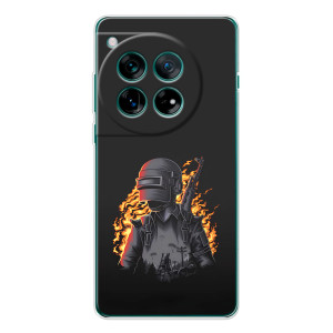 Силиконовый чехол с картинкой "Герой Pubg" на Xiaomi Redmi K90 Pro Max – В огне