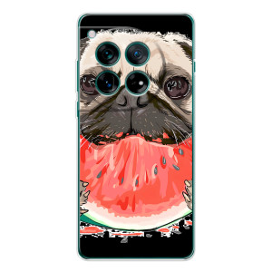 Чехол (ТПУ) Милые собачки для Xiaomi Redmi K90 Pro Max – Смешной Мопс