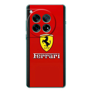 Силиконовый бампер с картинкой машины на Xiaomi Redmi K90 Pro Max – Ferrari Logo