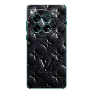 Текстурный Чехол Louis Vuitton для Сяоми Редми К90 Про Макс (Черный ЛВ)