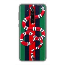 Чехлы ГУЧЧИ для Ксяоми Ми 9Т Про (AlphaPrint) (Gucci змия)