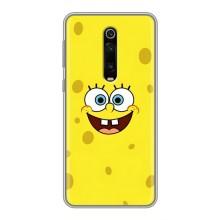 Чехол для Ребёнка на Ксяоми Ми 9Т Про (VPrint) – Мордашка Спанч Боба