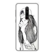 Чехол с печатью для Xiaomi Mi 9T Pro - (Мода) (AlphaPrint) (Фото девочки)