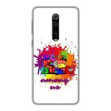 Чехол Амонг Ас для Xiaomi Mi 9T Pro (AlphaPrint) (Яркий АмонгАс)