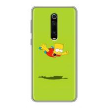 Чехол с Симпсонами для Xiaomi Mi 9T Pro (VPrint) (Барт Симпсон)