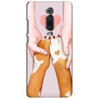 Чехол (ТПУ) Милые собачки для Xiaomi Mi 9T Pro (Любовь к собакам)