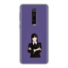 Чехлы Венсдей на Xiaomi Mi 9T Pro Уэнсдей (AlphaPrint) (Уэнздей в черном)