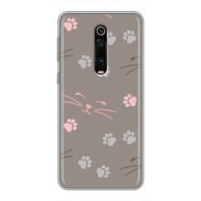 Чехол с рисунком кот на Xiaomi Mi 9T Pro – Лапы и усы