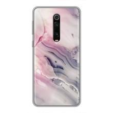 Мраморный чехол на Xiaomi Mi 9T Pro (VPrint) (Пурпурный Мрамор)