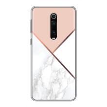 Мраморный чехол на Xiaomi Mi 9T Pro (VPrint) (Тройной мрамор)