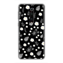 Чохли з тематикою "КВІТИ" на Xiaomi Mi 9T Pro (цвітіння на чорному)