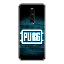Чехол (TPU) с картинкой "Лого Пабг" на Сяоми Ми 9Т Про – Лого PUBG