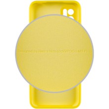 Чехол Silicone Cover Full Camera (AA) для Xiaomi Redmi Note 10 5G / Poco M3 Pro – Желтый