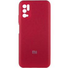 Чехол Silicone Cover Full Camera (AA) для Xiaomi Redmi Note 10 5G / Poco M3 Pro – Красный