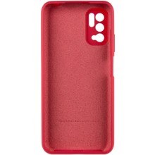 Чехол Silicone Cover Full Camera (AA) для Xiaomi Redmi Note 10 5G / Poco M3 Pro – Красный