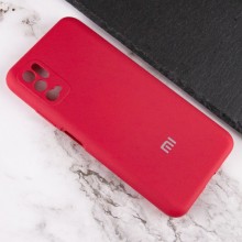 Чехол Silicone Cover Full Camera (AA) для Xiaomi Redmi Note 10 5G / Poco M3 Pro – Красный