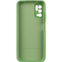 Чехол Silicone Cover Full Camera (AA) для Xiaomi Redmi Note 10 5G / Poco M3 Pro – Мятный