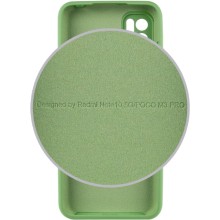 Чехол Silicone Cover Full Camera (AA) для Xiaomi Redmi Note 10 5G / Poco M3 Pro – Мятный